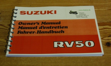 Fahrerhandbuch Betriebsanleitung RV 50