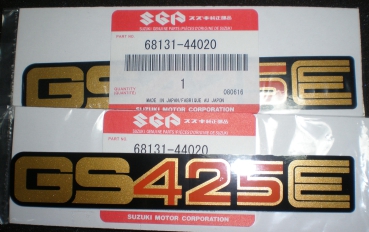 Emblem Seitendeckel GS 425 E  , Suzuki   68131-44020