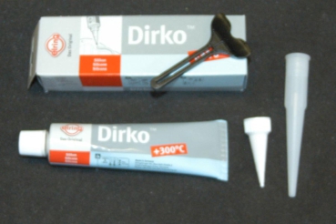 Dichtmasse auf Silikon Basis ELRING DIRKO  +315°C grau