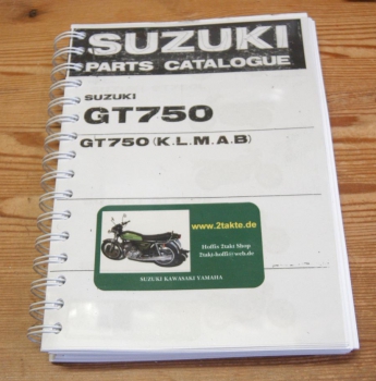 Ersatzteilkatalog GT 750 K L M A B