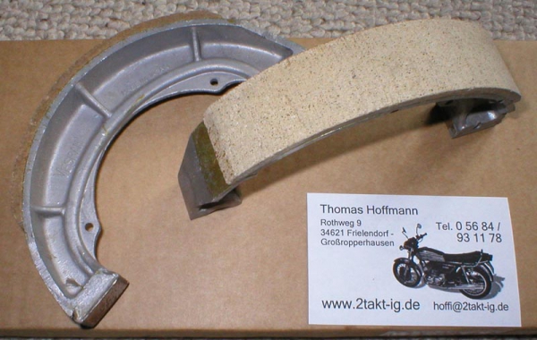 Bremsbacken GT125 185 Satz hinten EMGO