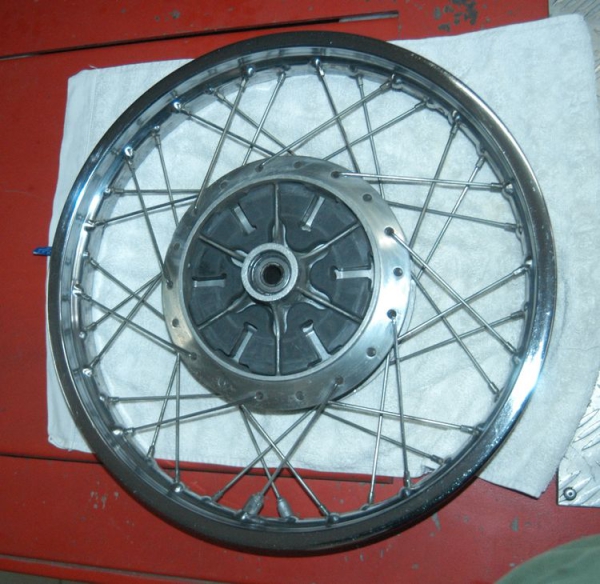Hinterrad GT 380 250 gebraucht aber noch ganz gut