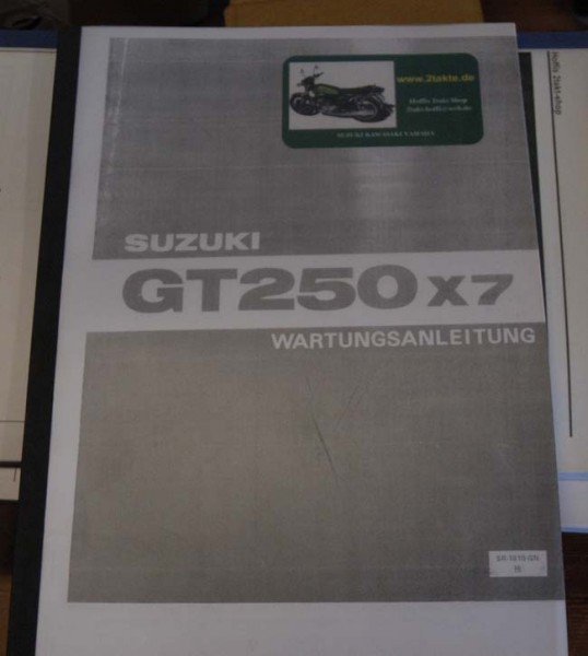 Werkstatthandbuch deutsch X7 250